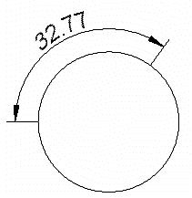 MegaCAD 2020 3D - Bogenbemaßung für Kreis